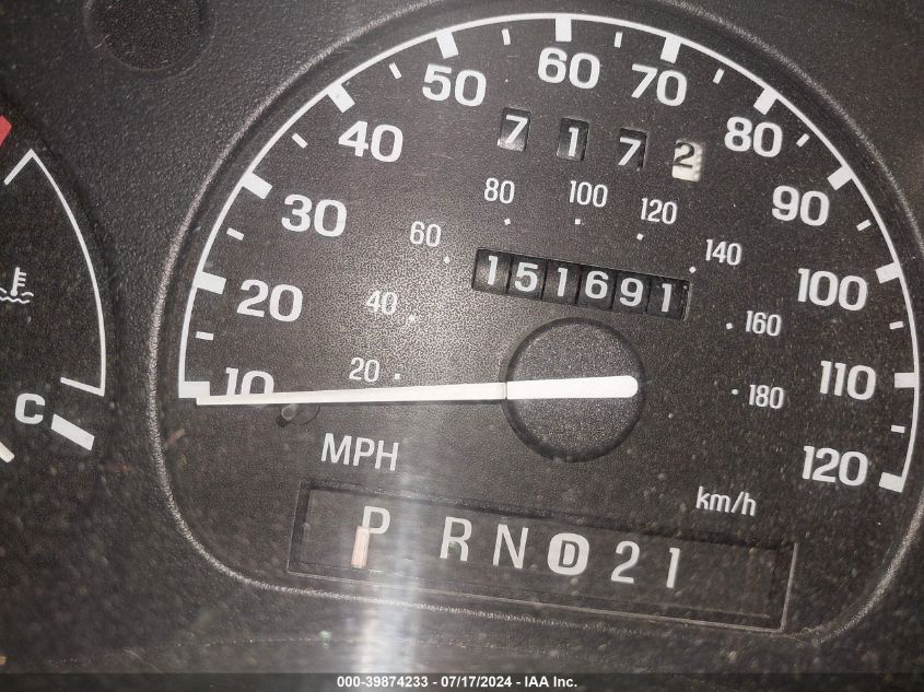 1999 Ford Ranger Xl/Xlt VIN: 1FTYR10V2XUA19372 Lot: 39874233