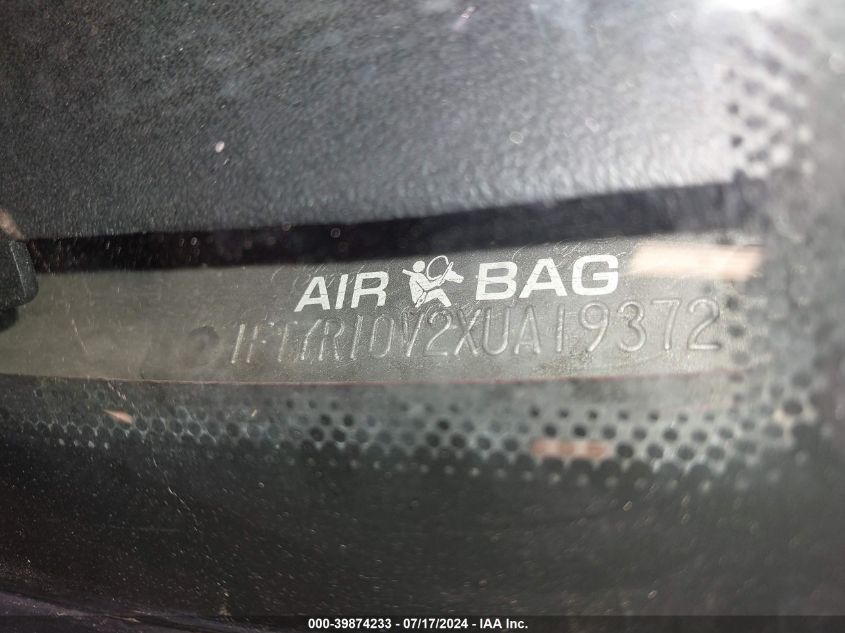 1999 Ford Ranger Xl/Xlt VIN: 1FTYR10V2XUA19372 Lot: 39874233