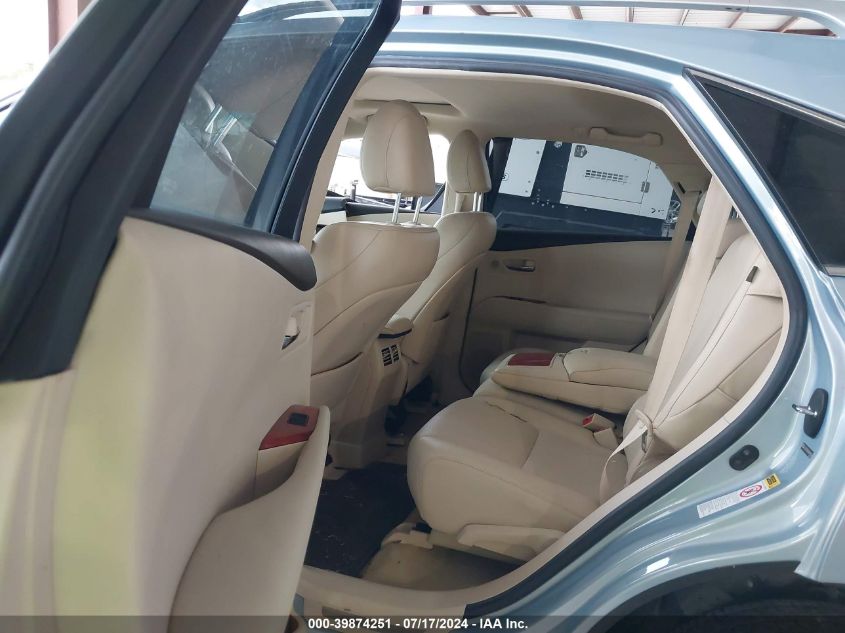 2010 Lexus Rx 350 VIN: JTJZK1BA9A2409436 Lot: 39874251