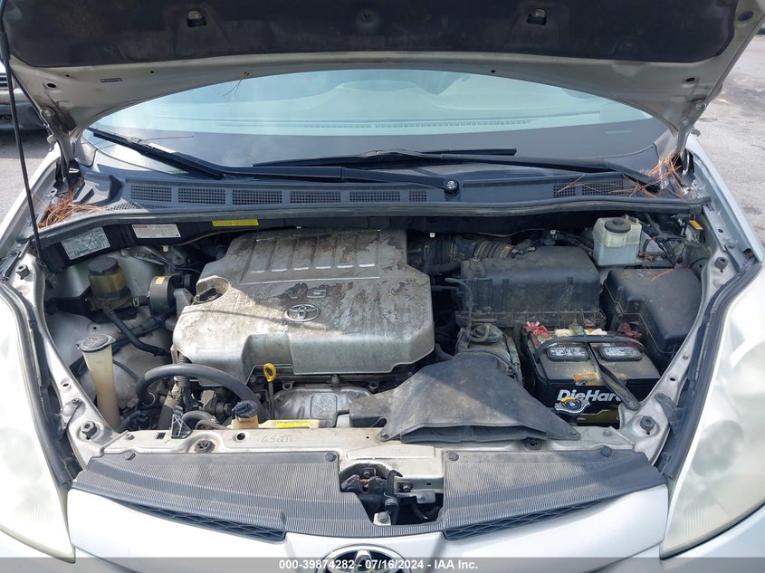 2008 Toyota Sienna Ce VIN: 5TDZK23C38S163401 Lot: 39874282