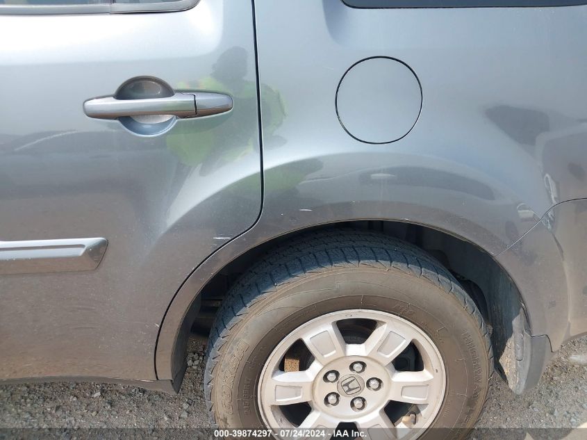 2011 Honda Pilot Ex-L VIN: 5FNYF3H55BB031266 Lot: 39874297