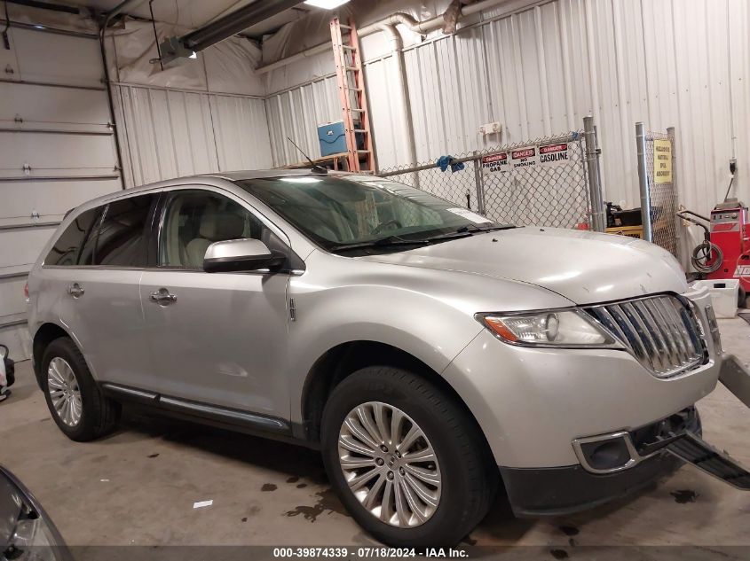 2013 Lincoln Mkx VIN: 2LMDJ6JK2DBL30017 Lot: 39874339