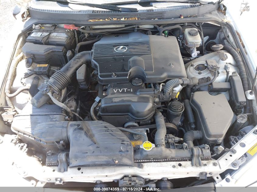 2005 Lexus Is 300 VIN: JTHBD192950100059 Lot: 39874359