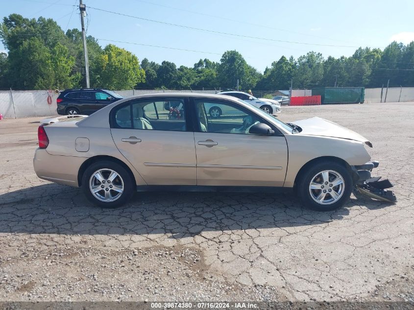 2005 Chevrolet Malibu Ls VIN: 1G1ZT54855F200669 Lot: 39874380