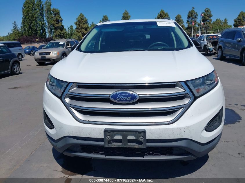 2017 Ford Edge Se VIN: 2FMPK3G9XHBC09900 Lot: 39874400