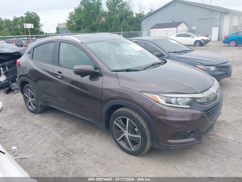 2022 Honda Hr-V Awd Ex VIN: 3CZRU6H58NM707358 Lot: 39874420