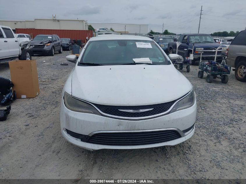 2015 Chrysler 200 Limited VIN: 1C3CCCAB6FN603721 Lot: 39874446