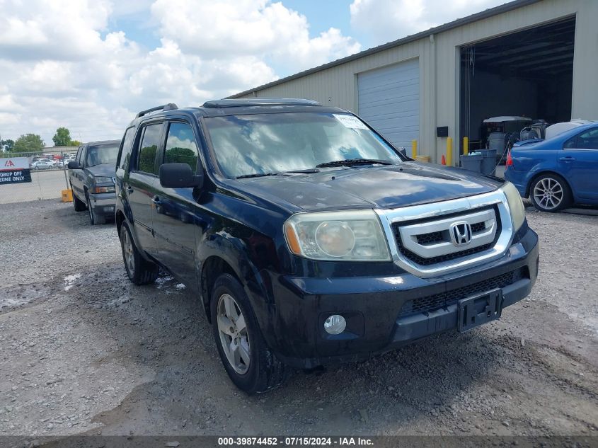 2010 Honda Pilot Ex-L VIN: 5FNYF3H51AB015743 Lot: 39874452