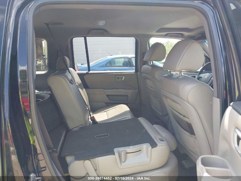 2010 Honda Pilot Ex-L VIN: 5FNYF3H51AB015743 Lot: 39874452