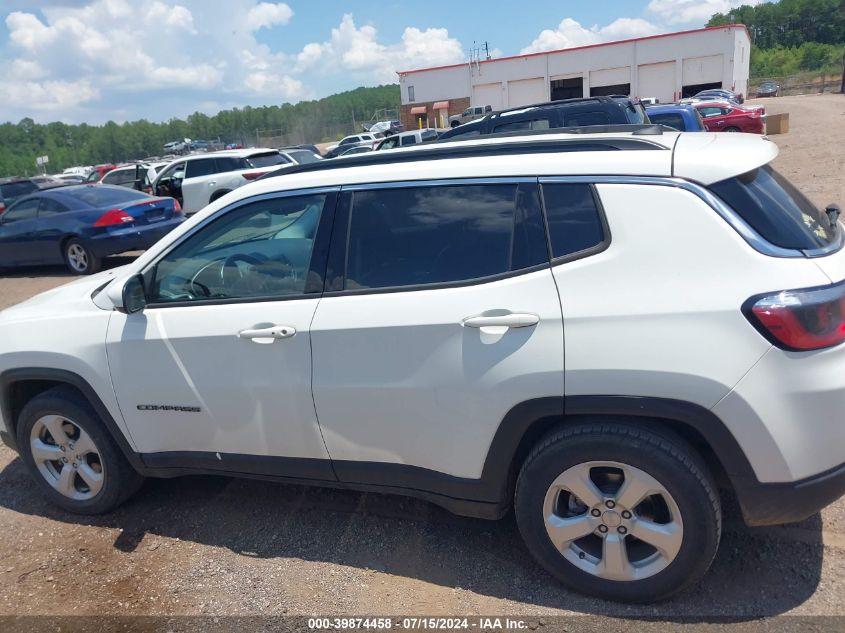 2019 Jeep Compass Latitude Fwd VIN: 3C4NJCBB4KT652130 Lot: 39874458