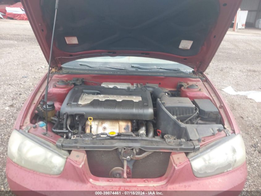 2002 Hyundai Elantra Gls VIN: KMHDN45D12U397408 Lot: 39874461