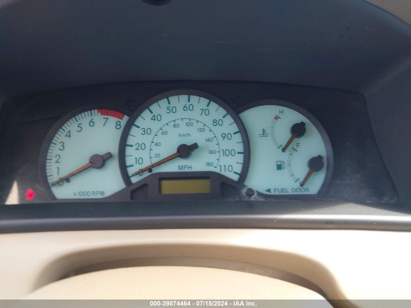 2004 Toyota Corolla Le VIN: 2T1BR32E04C312601 Lot: 39874464