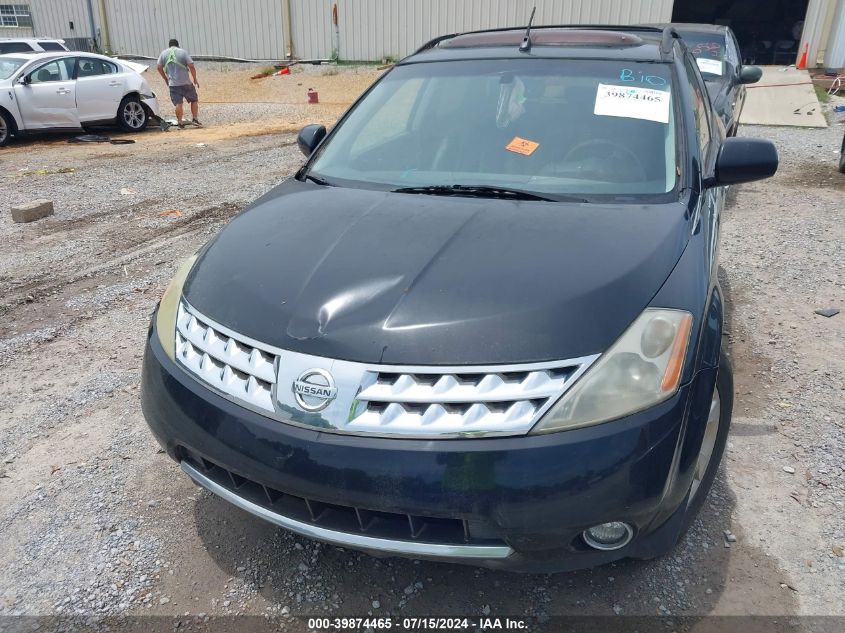 2006 Nissan Murano Sl VIN: JN8AZ08T36W412366 Lot: 39874465