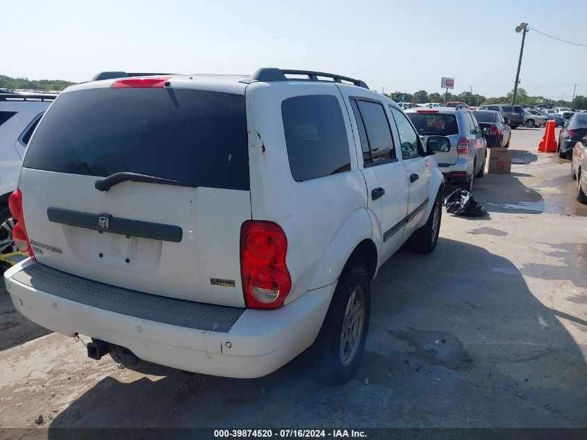 2007 Dodge Durango Slt VIN: 1D8HD48P57F518792 Lot: 39874520