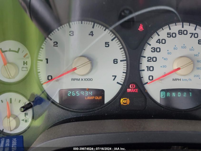 2003 Dodge Ram 1500 Slt/Laramie/St VIN: 1D7HA18N63S364184 Lot: 39874524