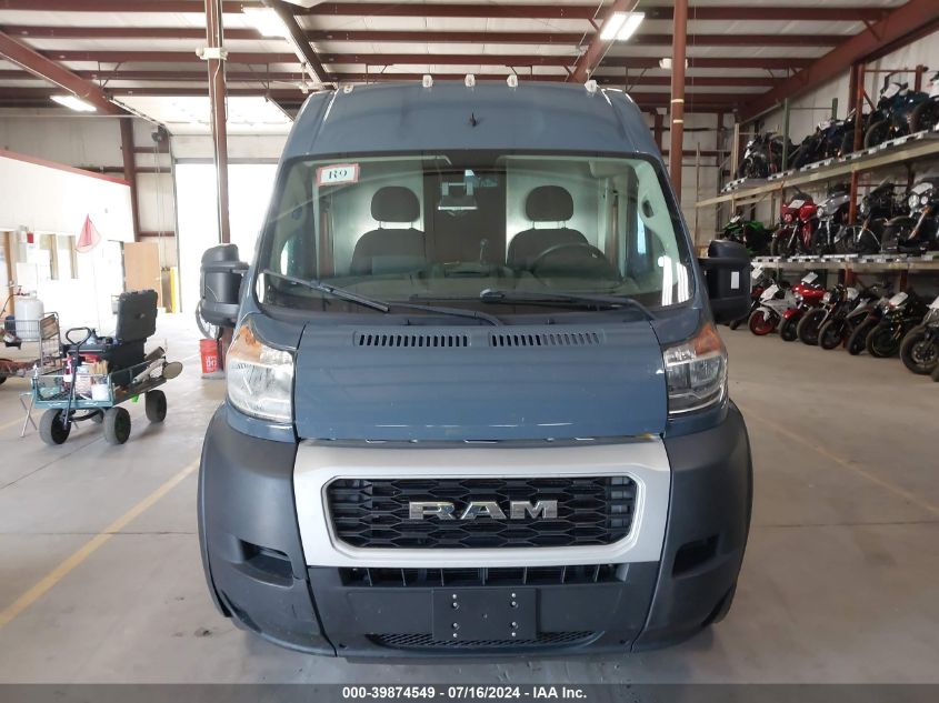 2020 Ram Promaster 3500 Cargo Van High Roof 159 Wb Ext VIN: 3C6URVJG9LE140129 Lot: 39874549