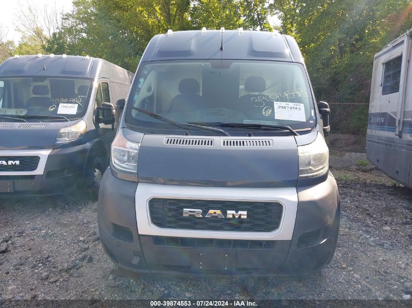 2019 Ram Promaster 3500 Cargo Van High Roof 159 Wb Ext VIN: 3C6URVJG0KE545004 Lot: 39874553