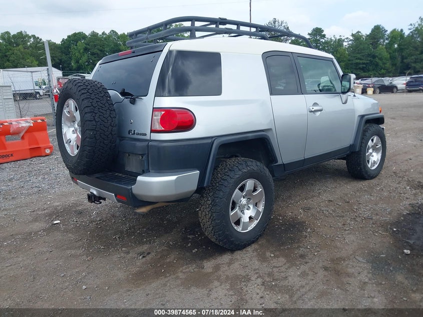 2008 Toyota Fj Cruiser VIN: JTEBU11F38K033270 Lot: 39874565