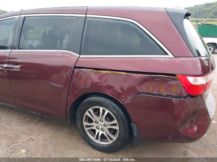 2011 Honda Odyssey Ex-L VIN: 5FNRL5H66BB069431 Lot: 39874566