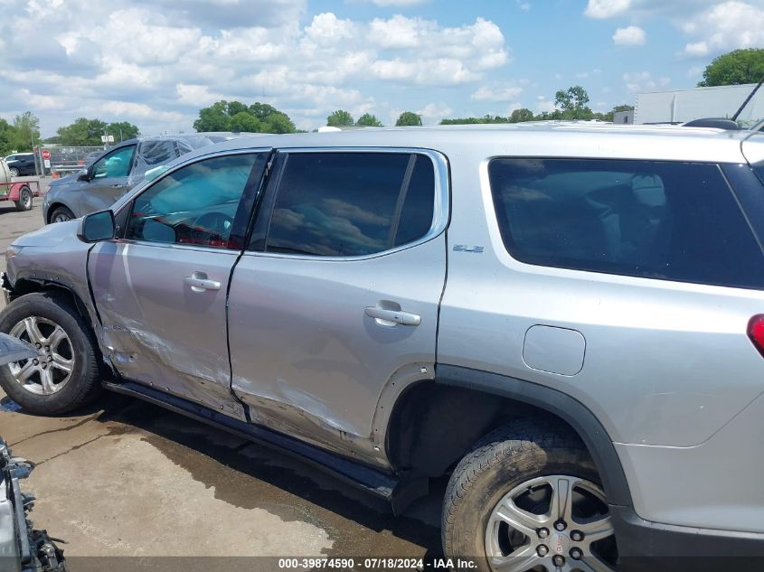 2018 GMC Acadia Sle-1 VIN: 1GKKNKLA8JZ169288 Lot: 39874590