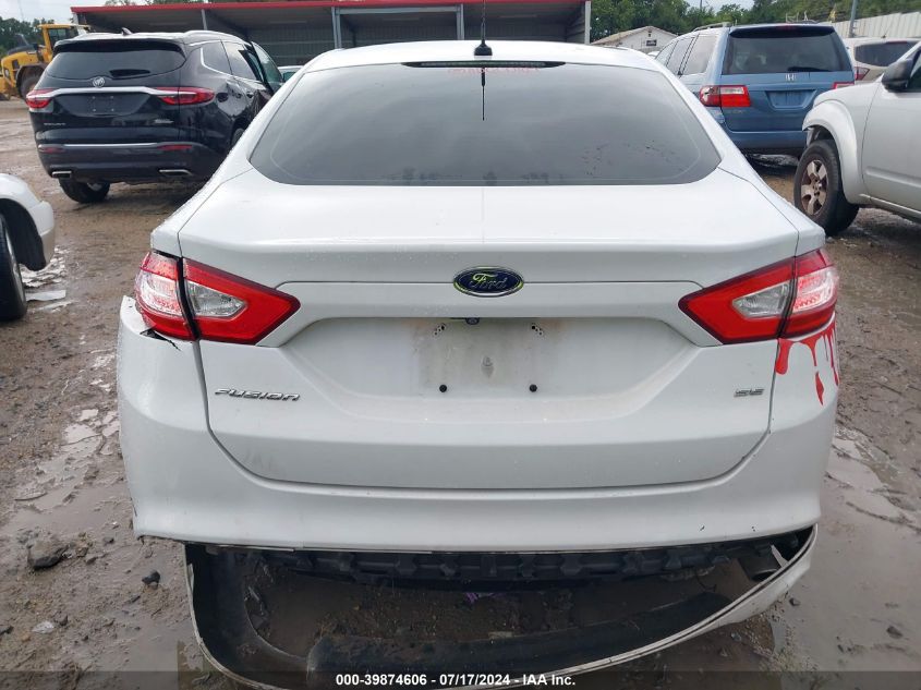 2016 Ford Fusion Se VIN: 3FA6P0H76GR343984 Lot: 39874606