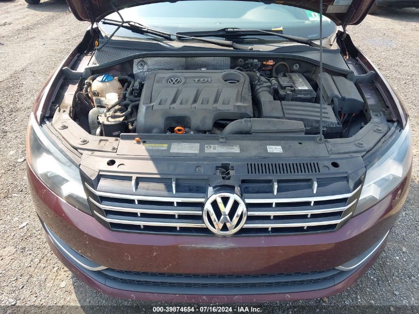 1VWBN7A36DC042217 | 2013 VOLKSWAGEN PASSAT