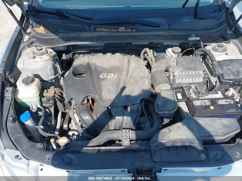 2013 Hyundai Sonata Gls VIN: 5NPEB4AC2DH505479 Lot: 39874663