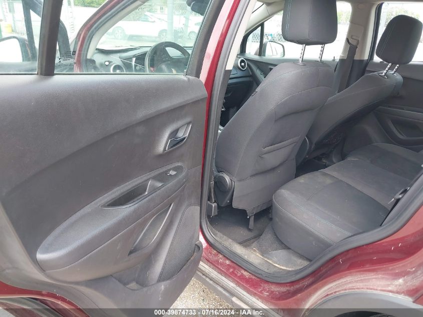 2016 Chevrolet Trax 1Ls VIN: 3GNCJKSB2GL257198 Lot: 39874733