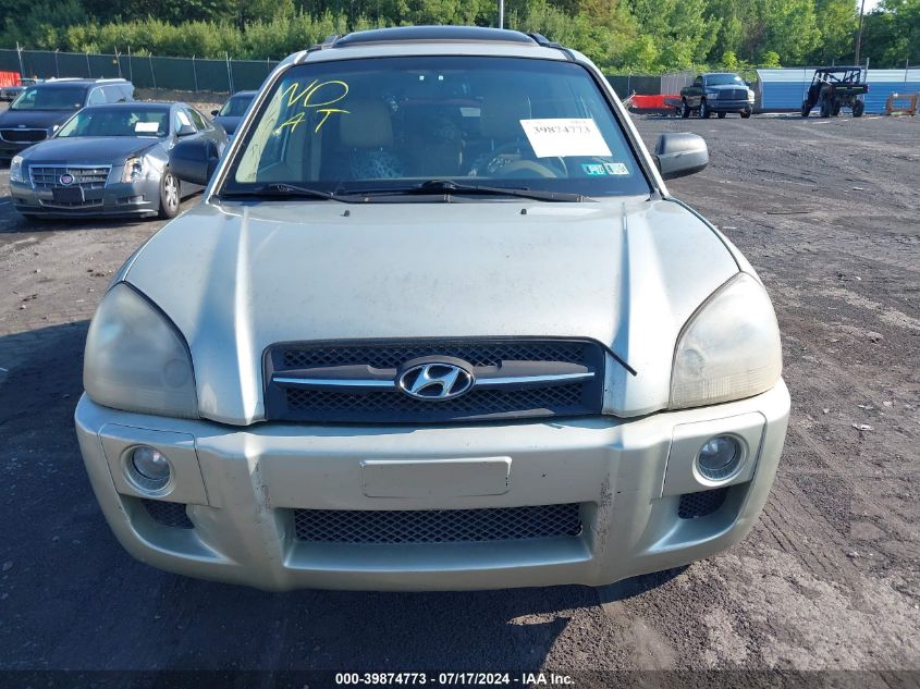 2006 Hyundai Tucson Gls/Limited VIN: KM8JN72D86U349256 Lot: 39874773