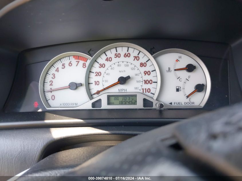 2005 Toyota Corolla S VIN: 2T1BR30E15C407656 Lot: 39874810