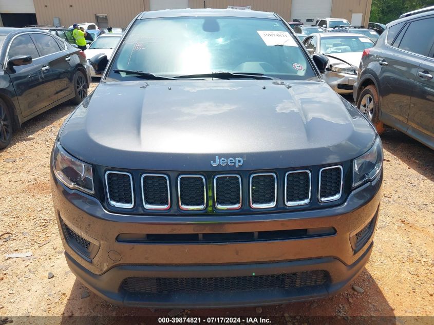 2020 Jeep Compass Sport Fwd VIN: 3C4NJCABXLT158826 Lot: 39874821