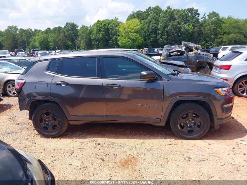 2020 Jeep Compass Sport Fwd VIN: 3C4NJCABXLT158826 Lot: 39874821