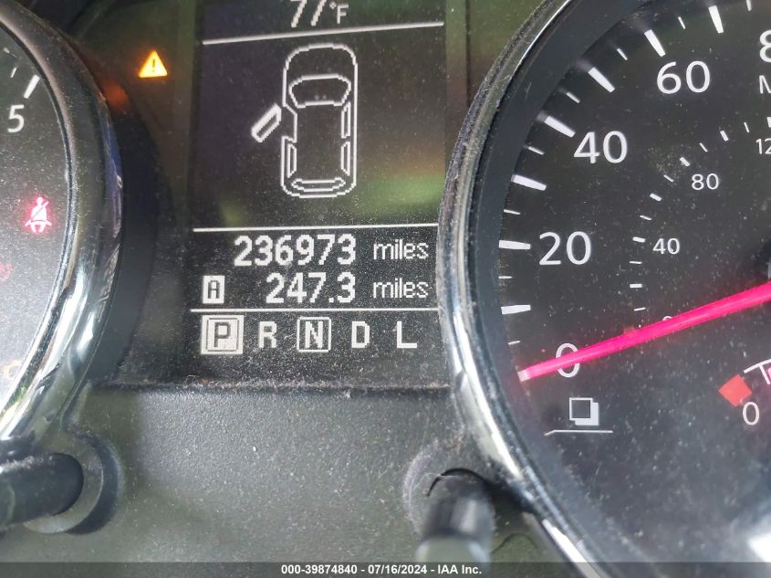 2012 Nissan Rogue Sv W/Sl Pkg VIN: JN8AS5MT7CW276617 Lot: 39874840