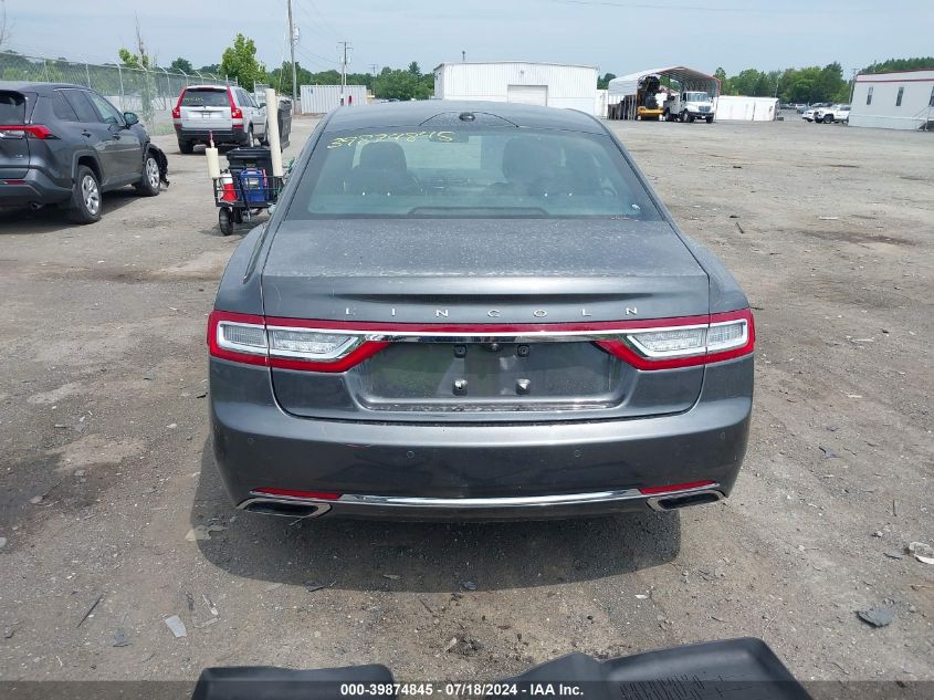 2017 Lincoln Continental Select VIN: 1LN6L9TK0H5618139 Lot: 39874845