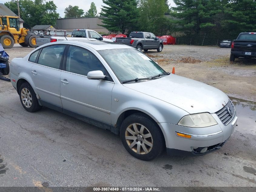 2003 Volkswagen Passat Gls VIN: WVWPD63B33P033928 Lot: 39874849