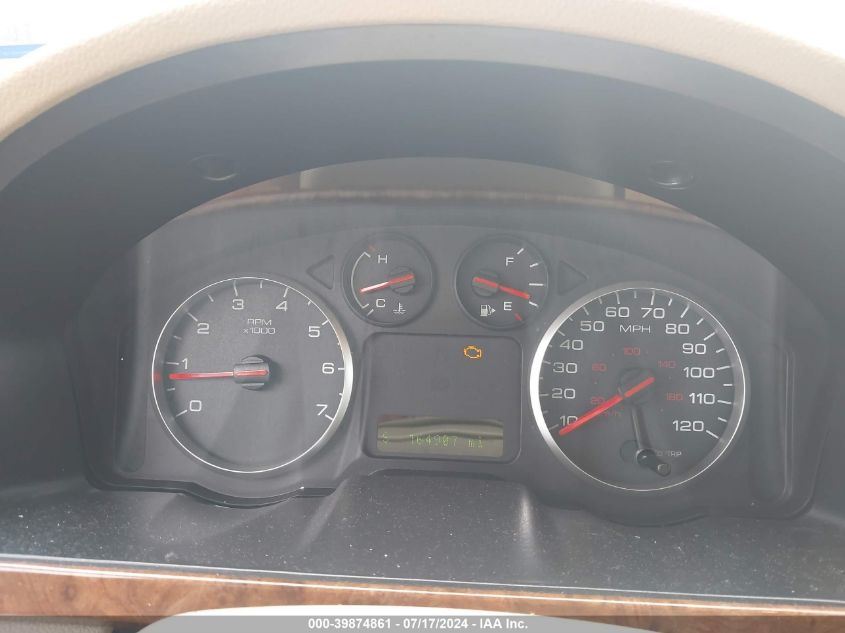 2007 Ford Five Hundred Sel VIN: 1FAFP24167G103323 Lot: 39874861