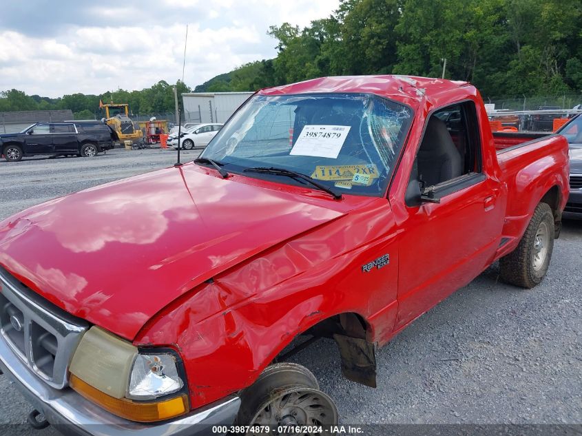 1998 Ford Ranger Splash/Xl/Xlt VIN: 1FTYR11X0WPA07766 Lot: 39874879