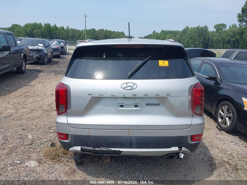 2022 Hyundai Palisade Sel VIN: KM8R34HE4NU357540 Lot: 39874900