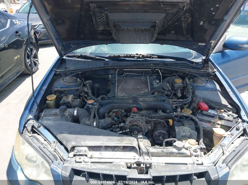 2008 Subaru Outback 2.5Xt Limited VIN: 4S4BP63C186317951 Lot: 39874906