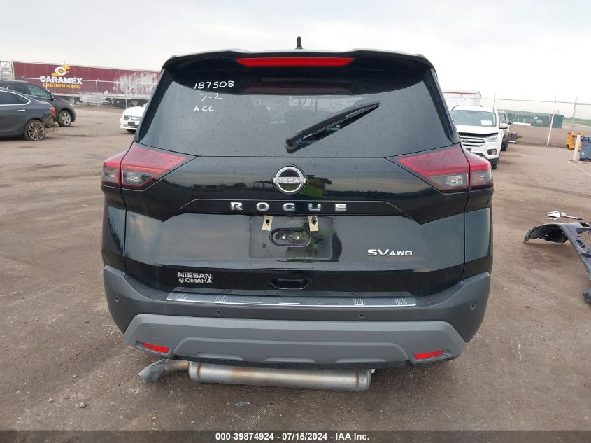 2023 Nissan Rogue Sv Intelligent Awd VIN: 5N1BT3BB4PC689450 Lot: 39874924