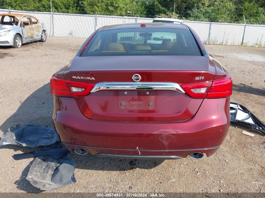 2016 Nissan Maxima 3.5S/Sv/Sl/Sr/Plat VIN: 1N4AA6AP2GC387438 Lot: 39874931