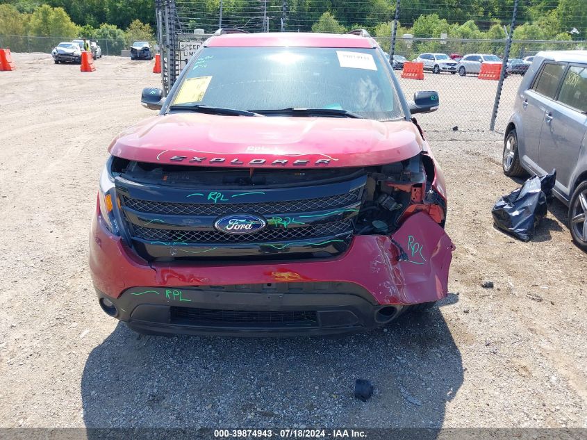 2015 Ford Explorer Sport VIN: 1FM5K8GT8FGC02997 Lot: 39874943