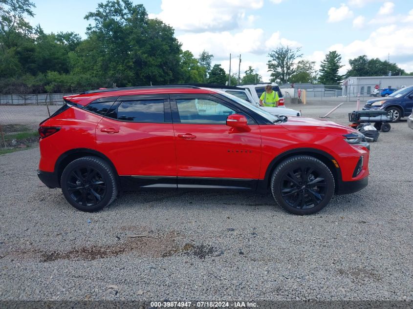 2021 Chevrolet Blazer Awd Rs VIN: 3GNKBKRS5MS509820 Lot: 39874947