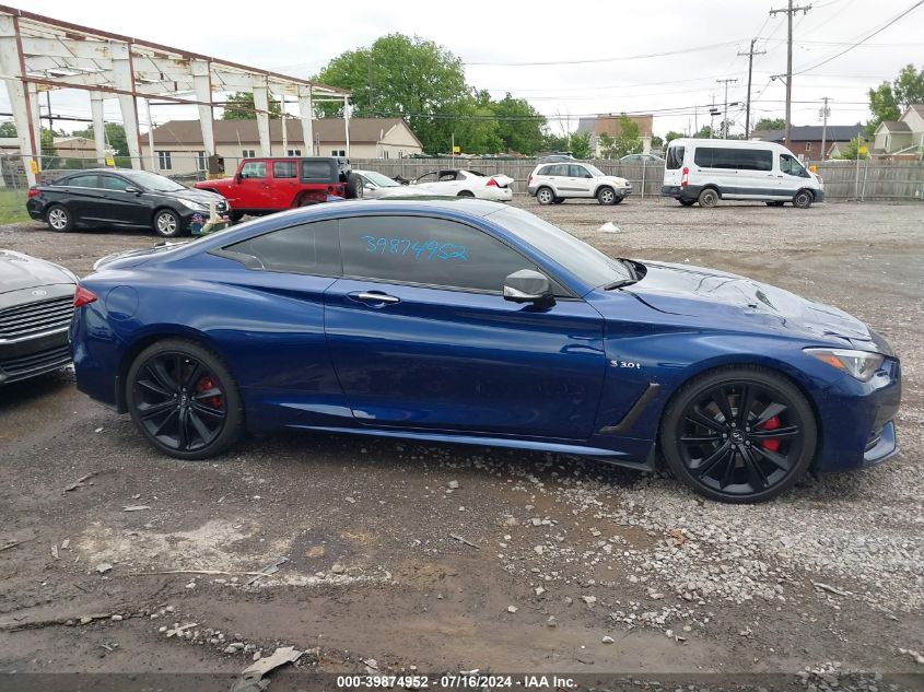 2018 Infiniti Q60 3.0T Red Sport 400 VIN: JN1FV7EL6JM630738 Lot: 39874952