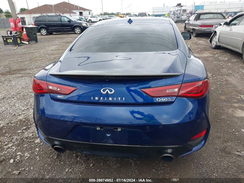 2018 Infiniti Q60 3.0T Red Sport 400 VIN: JN1FV7EL6JM630738 Lot: 39874952