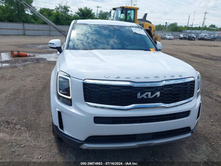 2022 Kia Telluride Lx VIN: 5XYP2DHC6NG203314 Lot: 39874953