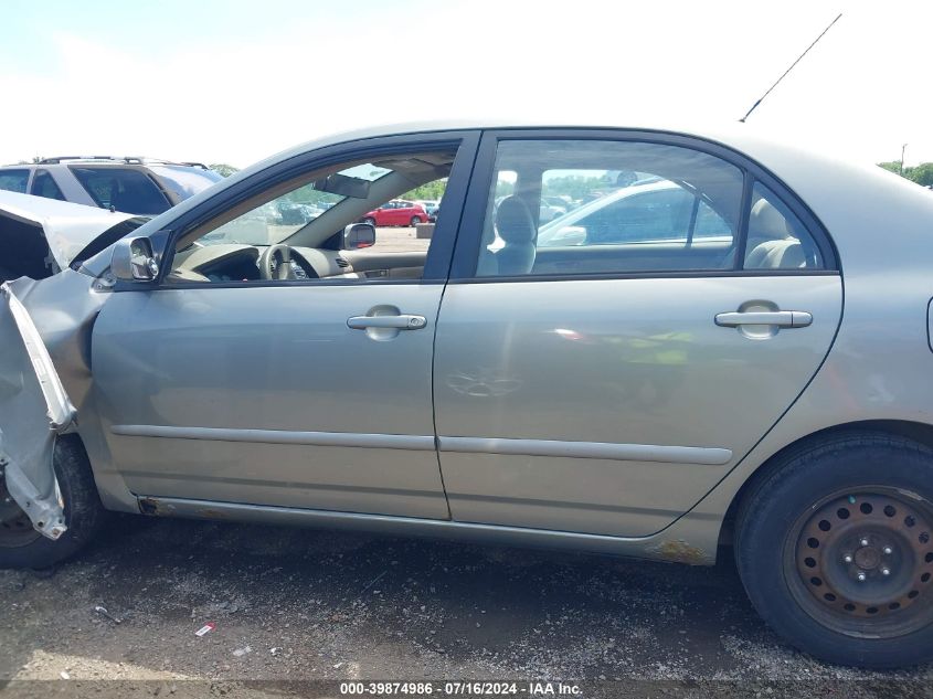 2003 Toyota Corolla Le VIN: 2T1BR38E63C111565 Lot: 39874986