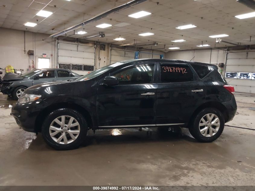 2014 Nissan Murano Le/S/Sl/Sv VIN: JN8AZ1MW4EW510780 Lot: 39874992