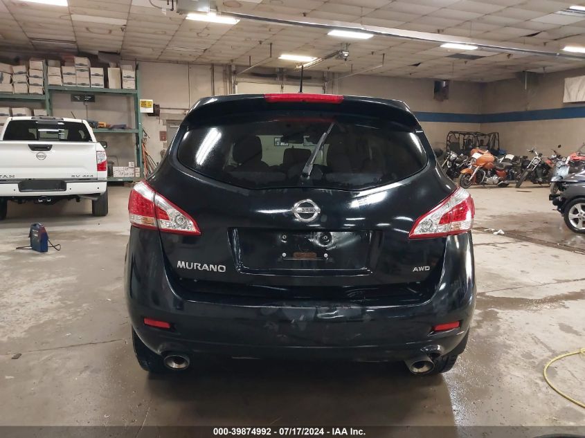 2014 Nissan Murano Le/S/Sl/Sv VIN: JN8AZ1MW4EW510780 Lot: 39874992