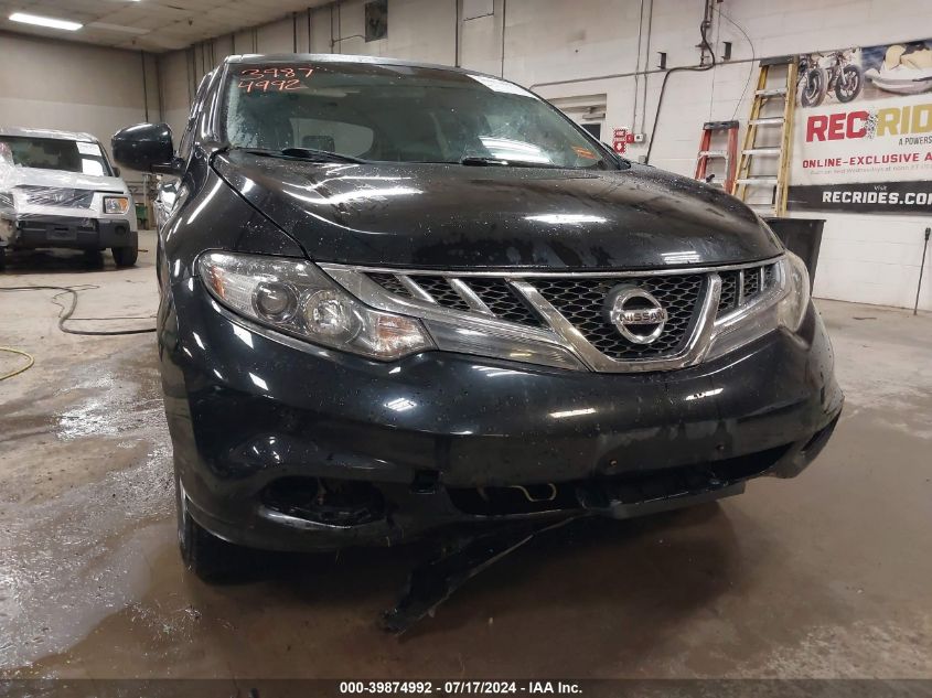 2014 Nissan Murano Le/S/Sl/Sv VIN: JN8AZ1MW4EW510780 Lot: 39874992